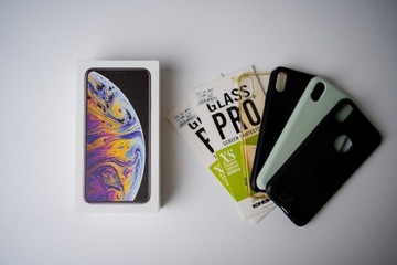 IGŁA iPhone XS MAX 512GB biały nowe słuchawki etui