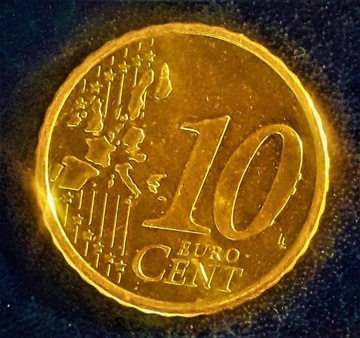 10  Euro-Cent -1999--Finlandia--TRZY  KLIPSY--BŁĄD