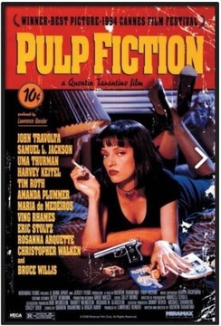 Oprawiony Plakat Pulp Fiction Mia 140 x 100 rama