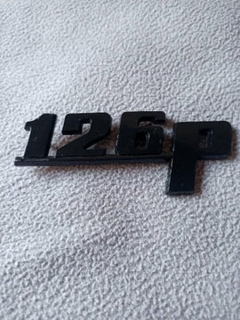 Emblemat znaczek napis fiat 126p