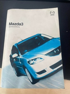 Orginalna ksiązka mazda 3