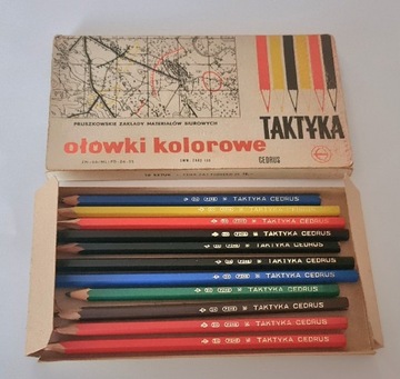 Ołówki TAKTYKA dla sztabów do kreslenia na mapach