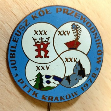 XXV I XXX Jubileusz Kół Przewodników PTTK 1978 KRK