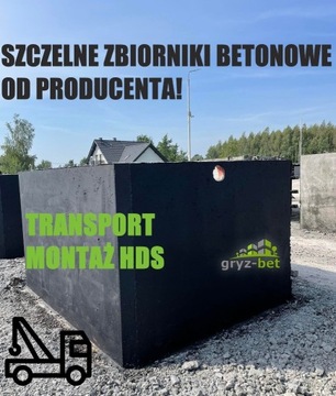 Szambo betonowe 12m3 zbiornik na deszczówkę 12000l