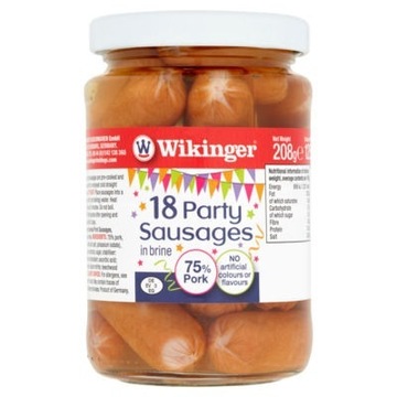 Wikinger 18 party sausages kiełbaski 208g/125g