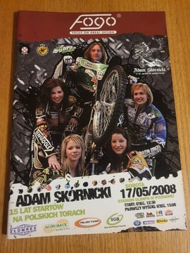 Program "Adam Skórnicki 15 lat startów.." 2008 r.