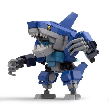 Rekin z klocków Lego