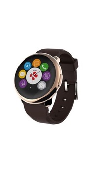 Smartwatch MYKRONOZ ZeRound Brązowo-złoty