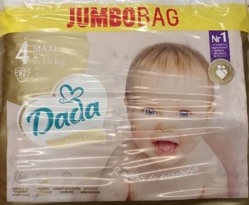 Pampersy JUMBOBAG DADA 4 Extra Care | 82 szt. 