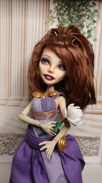 Lalka Monster High repaint Megara z filmu Hercules