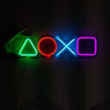 Neon LED PlayStation PS lampka nocna