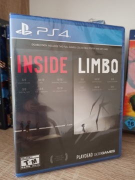 Limbo i Inside Ps4 Nowa Folia Unikat