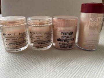 Puder sypki Bourjois, Revlon, Matis