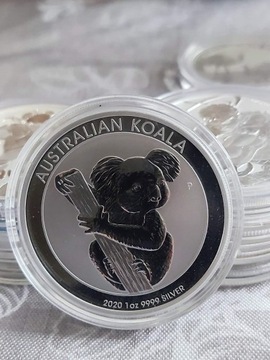 Australijski Koala 2020 - srebrna moneta