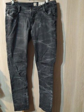 Czarne damskie jeansy Reporter 30/34