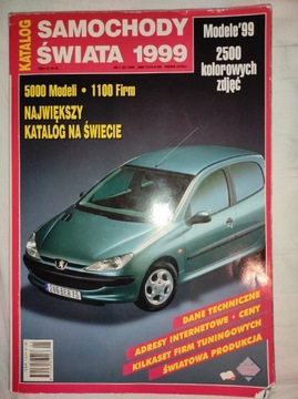 Katalog samochody świata 1999 rok. 5000 modeli