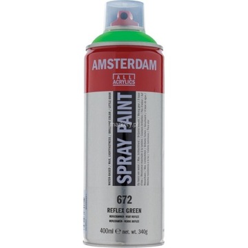 Amsterdam Farba W Sprayu 400 ml Reflex Green 672