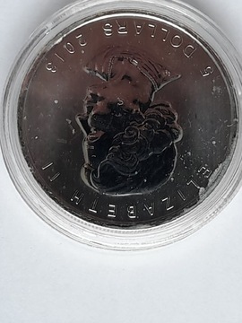 Kanadyjski Liść Klonowy 2013 1oz Maple Leaf Silver