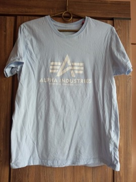 Alpha Bawełniany T-shirt Bluzka Damska 38/M