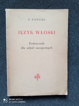 Język włoski Podręcznik dla szkół muzycznych Zangh