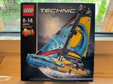 LEGO 42074 Technic Klocki Jacht wyścigowy 