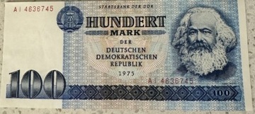 Banknot 100 Marek DDR 1975 AI 4636745