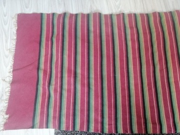 Kilim wełniany pasiak vintage 