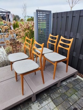 Krzesła vintage, lata 60, Bähre Mignon Möbel