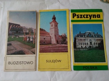 3 stare przewodniki Budzistowo/Sulejów/Pszczyna