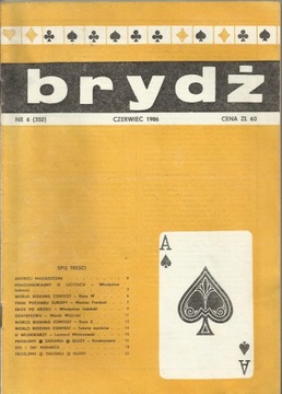 Brydż nr 6 / 1986