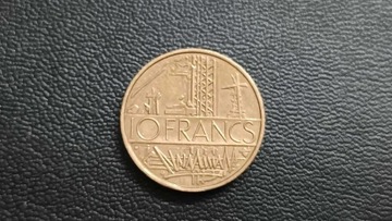 Francja 10 franków 1980,Stan Menniczy,Piękna