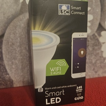 Smart żarówka WIFI-LED 5,5W GU10 345 lumen