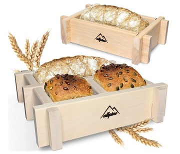 Drewniana foremka do pieczenia chleba