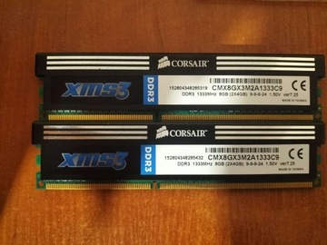 RAM Corsair XMS3 DDR3 8GB 1600 CMX8GX3M2A1600C11