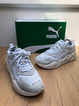 Puma Rsx Efekt Unisex Buty Kremowe - Rozmiar 42.5