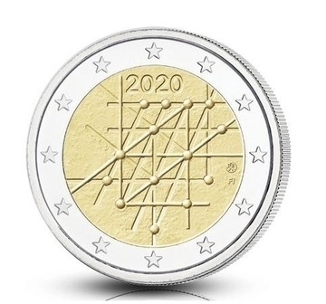 2 euro Finlandia 2020 TURKU - z rolki - PROMOCJA