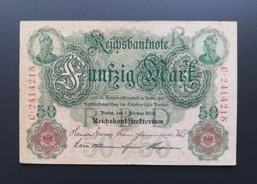 50 marek, 1908 rok 