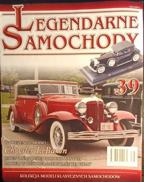 Gazetka Legendarne samochody 39 Chrysler de Baron