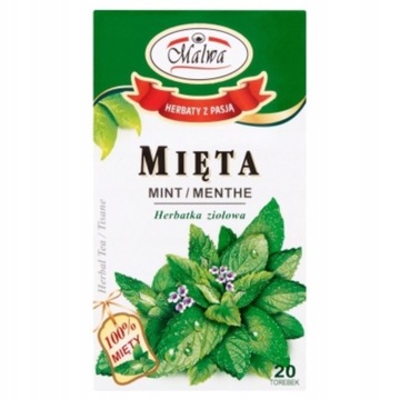 Herbata ziołowa mięta Malwa 40g(20x2 g)