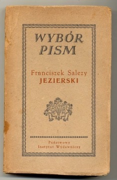 Wybór pism - Franciszek Salezy Jezierski 1952
