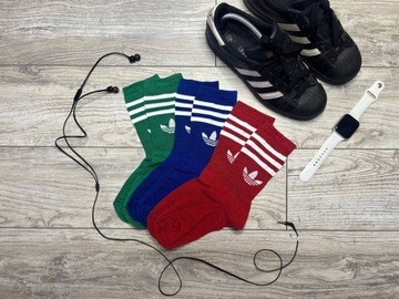 Skarpety Adidas długie kolorowe zestaw