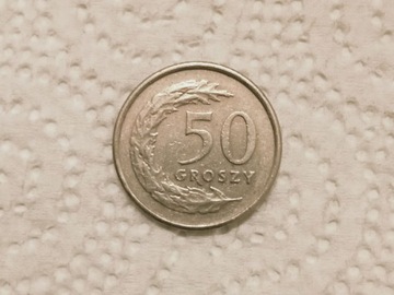 50 groszy 1990 obiegowe
