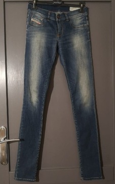 Diesel Slim fit jeansy damskie