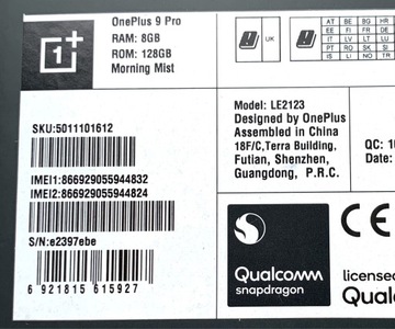 OnePlus 9 Pro Srebrny 8GB/128GB / nowy/ PL