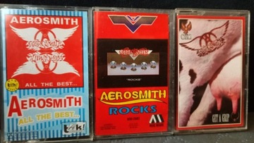 AEROSMITH, All The Best, Rocks, Get A Grip/3kasety