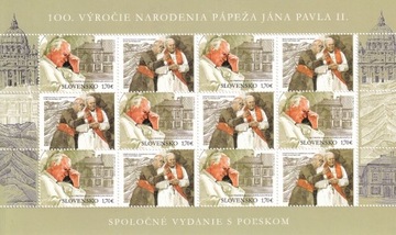 Słowacja 2020 cena 73,90 zł kat.18€ - Jan Paweł II