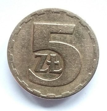 5 złoty 1976  ładna w kapslu