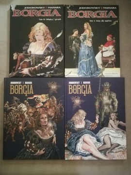 BORGIA-Jodorowski-Manara /Tom I-IV/wyd.2003-2010