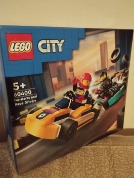 LEGO City Gokarty z kierowcami 60400 NOWY