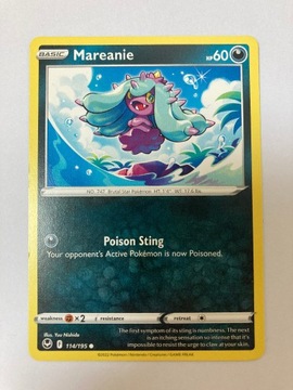 Pokemon TCG karta Mareanie (SIT 114) 114/195